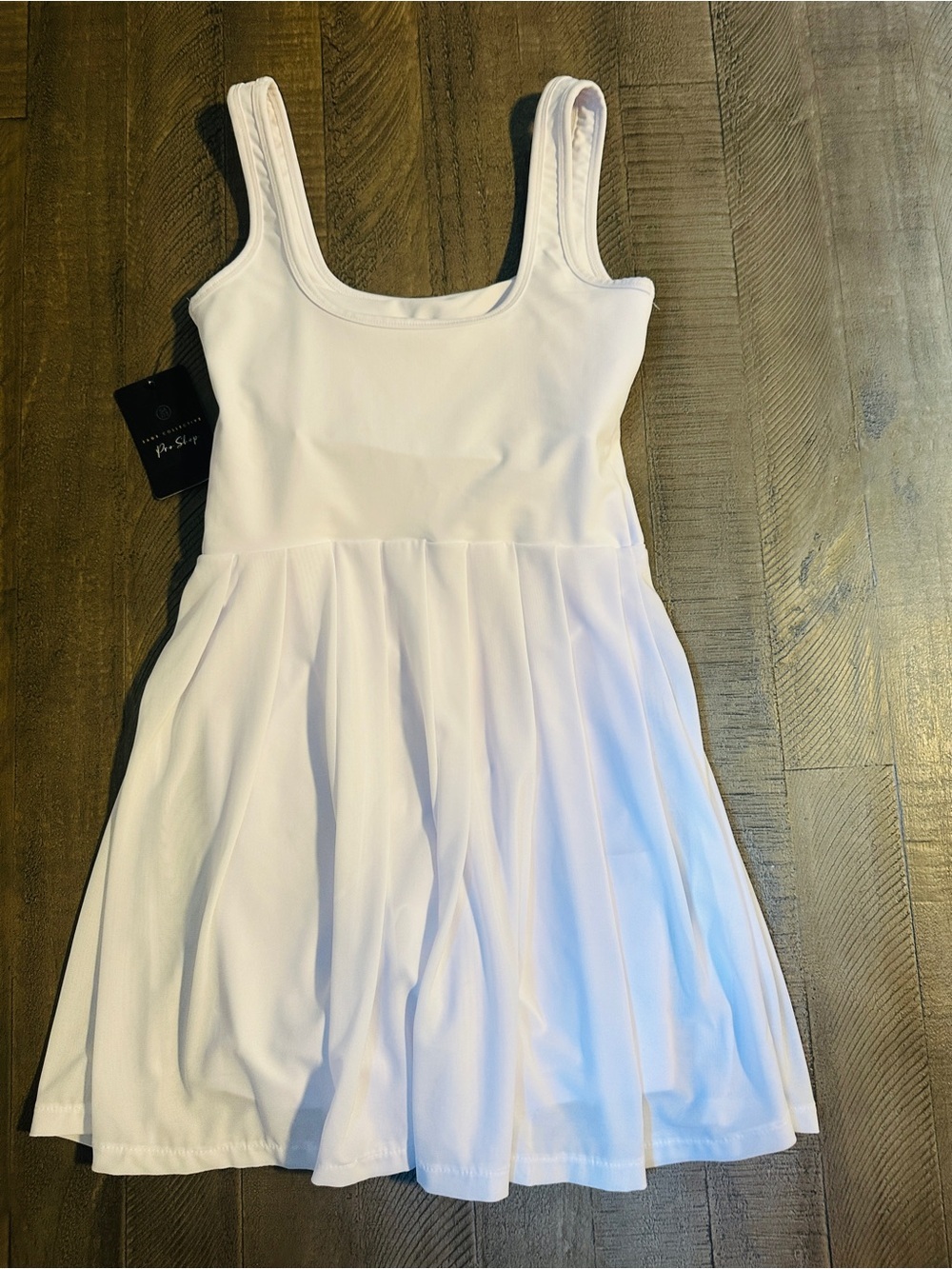 NWT Sage Collective Womens White Pleated Tennis Dress XS - Picture 8 of 8